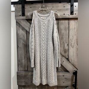 Loft Cable Knit Dress